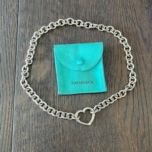 Tiffany & Co. Heart Clasp Retired Necklace